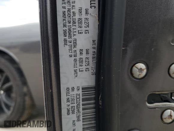 ✅ 2017 Dodge Challenger SXT • VIN: 2C3CDZAG6HH519048 • Lot: 36809563. Wystawiony na Copart z przebiegiem 67 016 mil. Bezpłatny archiwum sprzedaży aukcyjnych z USA i szczegółowy raport historii pojazdu na DreamBid. Zdjęcie 12.