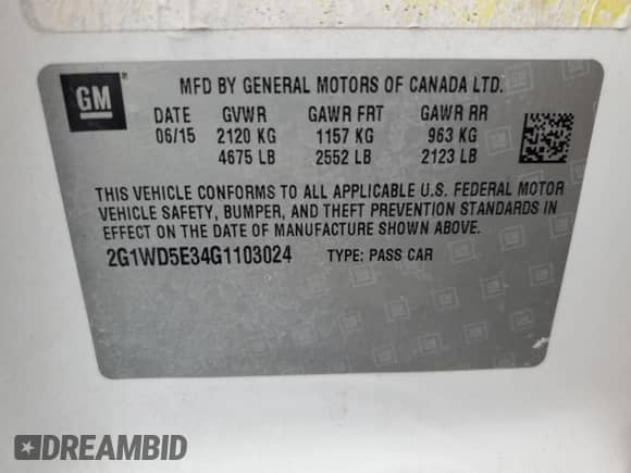 2016 Chevrolet Impala Police Police z VIN 2G1WD5E34G1103024, wystawiony jako Copart lot #52878615 z przebiegiem Nie podano mil oraz Szkoda całkowita • Salvage title. Historia ofert i sprzedaży dostępna na DreamBid. Obrazek 12.