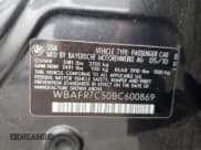 ✅ 2011 BMW 5 Series 535i • VIN: WBAFR7C50BC600869 • Lot: 90505695. Listed on Copart with 104,773 mi. Free auction sales archive from the USA and detailed vehicle history report at DreamBid. Image 12.