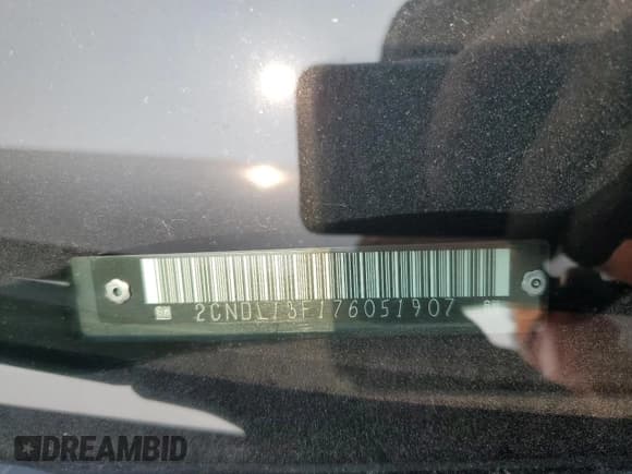 ✅ 2007 Chevrolet Equinox LS • VIN: 2CNDL13F176051907 • Лот: 59547335. Опубликован ранее на Copart с пробегом 210 656 миль. Бесплатный доступ к архиву аукционных продаж из США и подробный отчёт об истории автомобиля на DreamBid. Изображение 12.