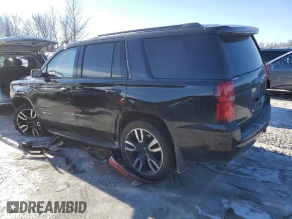 2020 Chevrolet Tahoe Premier with VIN 1GNSKCKJ5LR169805, listed as a Copart auction lot 88970235 with 65,854 mi miles and Salvage title. Bid and sale history available at DreamBid. Image 2.