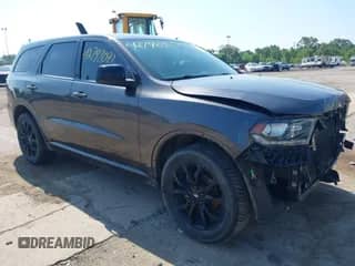 2020 Dodge Durango SXT Plus with VIN 1C4RDJAGXLC230290, listed as a IAAI auction lot 42798098 with 77,694 mi miles and . Bid and sale history available at DreamBid. Image 1.