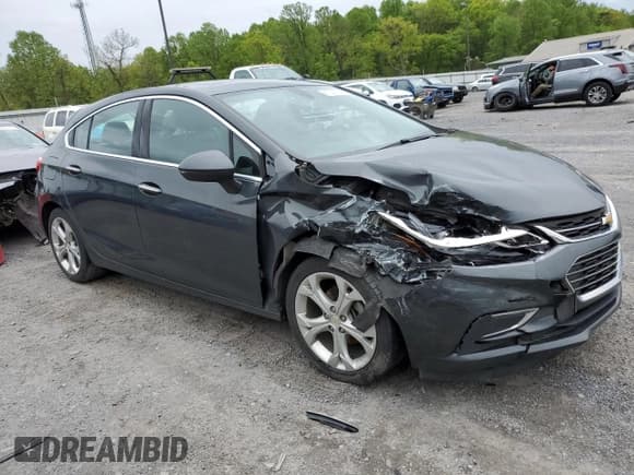 ✅ 2017 Chevrolet Cruze Premier • VIN: 3G1BF6SM7HS578958 • Lot: 51047713. Listed on Copart with 124,652 mi. Free auction sales archive from the USA and detailed vehicle history report at DreamBid. Image 4.
