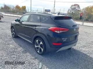 2017 Hyundai Tucson Sport with VIN KM8J3CA26HU355784, listed as a IAAI auction lot 43545974 with 106,884 mi miles and . Bid and sale history available at DreamBid. Image 3.
