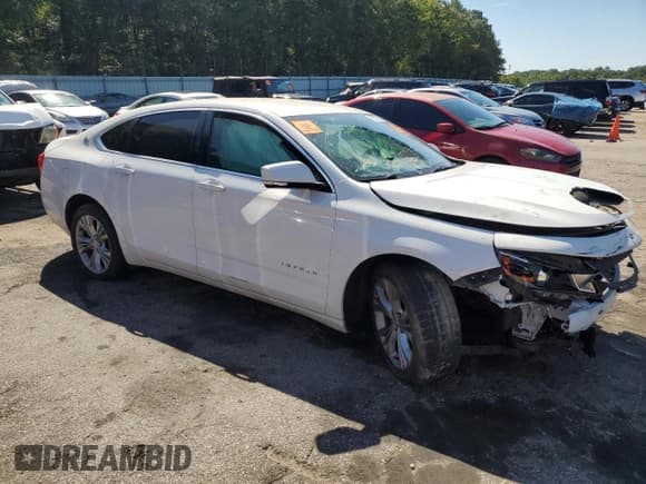 ✅ 2015 Chevrolet Impala LT • VIN: 1G1125S32FU121710 • Лот: 70027974. Опубликован ранее на Copart с пробегом Не указан. Бесплатный доступ к архиву аукционных продаж из США и подробный отчёт об истории автомобиля на DreamBid. Изображение 4.