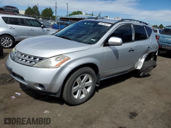 ✅ 2006 Nissan Murano SE • VIN: JN8AZ08W26W509780 • Lot: 68576614. Wystawiony na Copart z przebiegiem 195 629 mil. Bezpłatny archiwum sprzedaży aukcyjnych z USA i szczegółowy raport historii pojazdu na DreamBid. Zdjęcie 1.