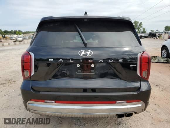 2023 Hyundai Palisade Calligraphy с VIN KM8R7DGE7PU545624, выставлен на аукционе Copart как лот 67862264 с пробегом Не указан миль и Списание • Salvage title. История ставок и продаж доступна на DreamBid. Изображение 6.