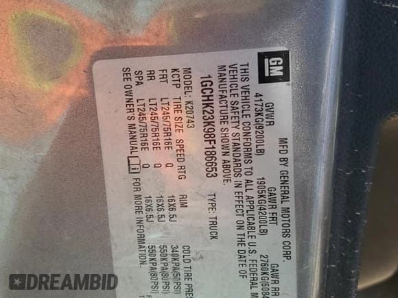 ✅ 2008 Chevrolet Silverado 2500HD Work Truck • VIN: 1GCHK23K98F186653 • Lot: 74286624. Wystawiony na Copart z przebiegiem 201 957 mil. Bezpłatny archiwum sprzedaży aukcyjnych z USA i szczegółowy raport historii pojazdu na DreamBid. Zdjęcie 13.