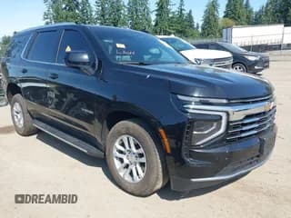✅ 2025 Chevrolet Tahoe LT • VIN: 1GNS6NRDXSR200383 • Lot: 42536836. Listed on IAAI with 9,986 mi. Free auction sales archive from the USA and detailed vehicle history report at DreamBid. Image 1.