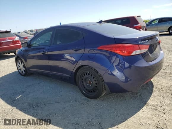 ✅ 2013 Hyundai Elantra GLS • VIN: 5NPDH4AE1DH380616 • Lot: 66352385. Listed on Copart with 162,201 mi. Free auction sales archive from the USA and detailed vehicle history report at DreamBid. Image 2.