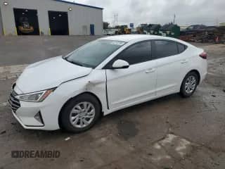 2019 Hyundai Elantra SE with VIN 5NPD74LF5KH425675, listed as a Copart auction lot 82742785 with 99,115 mi miles and Salvage title. Bid and sale history available at DreamBid. Image 1.