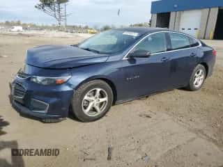 2017 Chevrolet Malibu LS z VIN 1G1ZB5ST0HF142579, wystawiony jako Copart lot #82594675 z przebiegiem 115 542 mil mil oraz Szkoda całkowita • Salvage title. Historia ofert i sprzedaży dostępna na DreamBid. Obrazek 1.