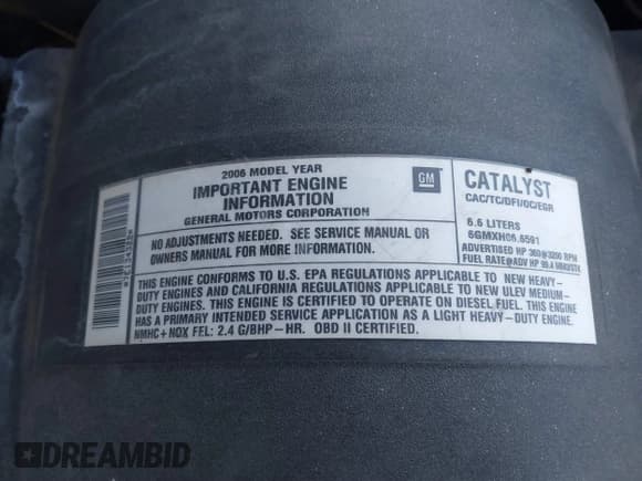 ✅ 2007 Chevrolet Silverado 1500 • VIN: 1GBHC29D37E134322 • Лот: 41794042. Опубликован ранее на IAAI с пробегом 206 020 миль. Бесплатный доступ к архиву аукционных продаж из США и подробный отчёт об истории автомобиля на DreamBid. Изображение 17.