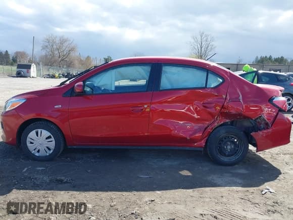 ✅ 2022 Mitsubishi Mirage ES • VIN: ML32FUFJ0NHF06912 • Lot: 41995721. Wystawiony na IAAI z przebiegiem 26 752 mil. Bezpłatny archiwum sprzedaży aukcyjnych z USA i szczegółowy raport historii pojazdu na DreamBid. Zdjęcie 14.