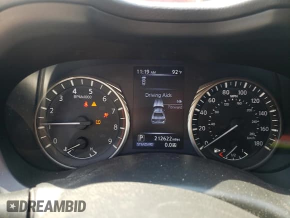 ✅ 2019 Infiniti Q50 Luxe • VIN: JN1EV7AP1KM519679 • Lot: 61548925. Listed on Copart with 212,622 mi. Free auction sales archive from the USA and detailed vehicle history report at DreamBid. Image 9.