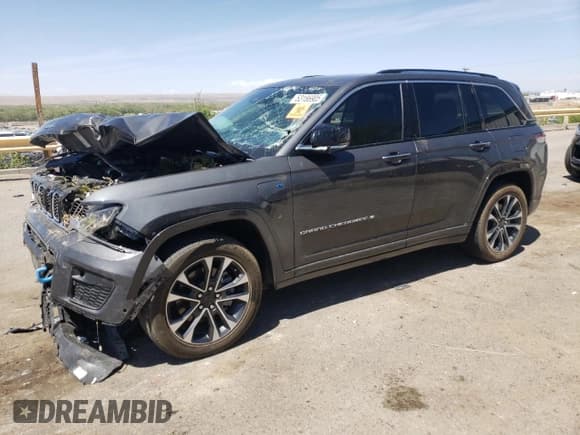 ✅ 2022 Jeep Grand Cherokee Overland • VIN: 1C4RJYD66N8716069 • Lot: 53186905. Listed on Copart with Not provided. Free auction sales archive from the USA and detailed vehicle history report at DreamBid. Image 1.