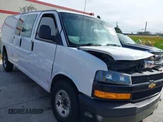 ✅ 2020 Chevrolet Express Cargo • VIN: 1GCWGBFG2L1153290 • Лот: 41564303. Опубликован ранее на IAAI с пробегом 188 279 миль. Бесплатный доступ к архиву аукционных продаж из США и подробный отчёт об истории автомобиля на DreamBid. Изображение 1.