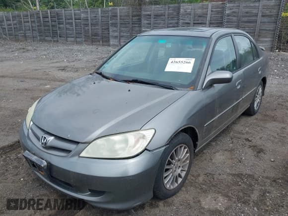 ✅ 2005 Honda Civic EX • VIN: 2HGES26725H610020 • Lot: 42655266. Wystawiony na IAAI z przebiegiem 114 858 mil. Bezpłatny archiwum sprzedaży aukcyjnych z USA i szczegółowy raport historii pojazdu na DreamBid. Zdjęcie 2.