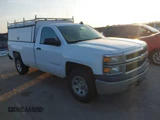 2015 Chevrolet Silverado 1500 Work Truck z VIN 1GCNCPEC6FZ430967, wystawiony jako IAAI lot #42790616 z przebiegiem 129 469 mil mil oraz . Historia ofert i sprzedaży dostępna na DreamBid. Obrazek 1.