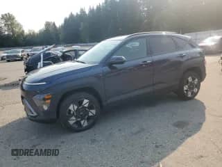 2025 Hyundai Kona SEL with VIN KM8HBCAB7SU314539, listed as a Copart auction lot 81517715 with 6,463 mi miles and Salvage title. Bid and sale history available at DreamBid. Image 1.