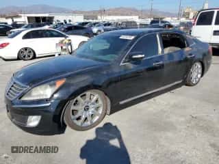 2013 Hyundai Equus Signature с VIN KMHGH4JH2DU059595, выставлен на аукционе Copart как лот 68335295 с пробегом 122 682 миль миль и Чистый • Clean title. История ставок и продаж доступна на DreamBid. Изображение 1.