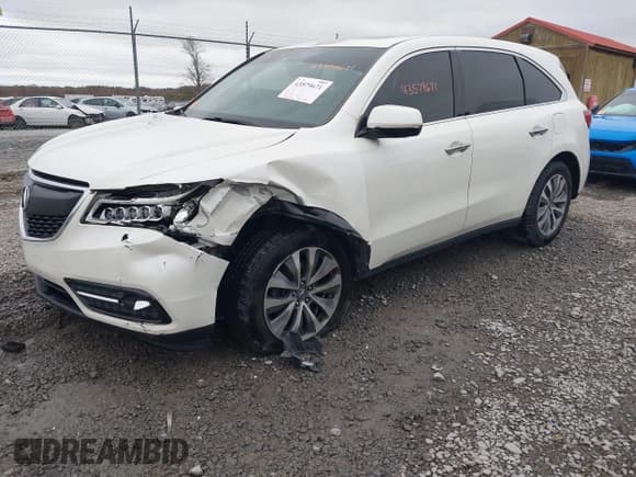 ✅ 2015 Acura MDX Technology • VIN: 5FRYD4H44FB003756 • Lot: 43579671. Listed on IAAI with 175,216 mi. Free auction sales archive from the USA and detailed vehicle history report at DreamBid. Image 2.
