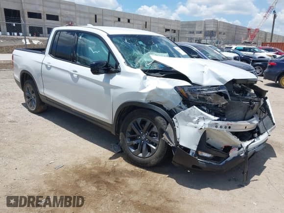 ✅ 2022 Honda Ridgeline Sport • VIN: 5FPYK3F13NB003845 • Lot: 42614544. Wystawiony na IAAI z przebiegiem Nie podano. Bezpłatny archiwum sprzedaży aukcyjnych z USA i szczegółowy raport historii pojazdu na DreamBid. Zdjęcie 1.