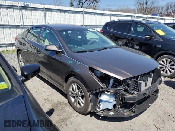 ✅ 2017 Hyundai Sonata SE • VIN: 5NPE24AF7HH535173 • Lot: 48020163. Listed on Copart with 78,059 mi. Free auction sales archive from the USA and detailed vehicle history report at DreamBid. Image 4.