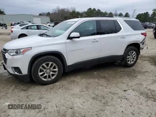 ✅ 2018 Chevrolet Traverse LT Cloth • VIN: 1GNERMKW0JJ237157 • Lot: 43804655. Wystawiony na Copart z przebiegiem 117 268 mil. Bezpłatny archiwum sprzedaży aukcyjnych z USA i szczegółowy raport historii pojazdu na DreamBid. Zdjęcie 1.