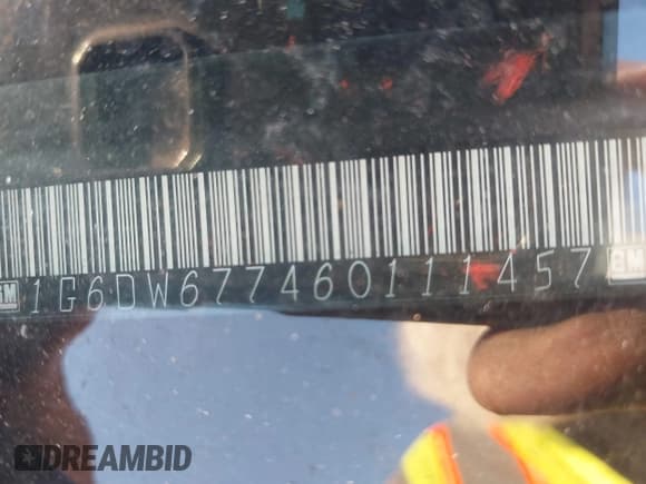 ✅ 2006 Cadillac STS • VIN: 1G6DW677460111457 • Lot: 43726542. Listed on IAAI with 106,299 mi. Free auction sales archive from the USA and detailed vehicle history report at DreamBid. Image 9.