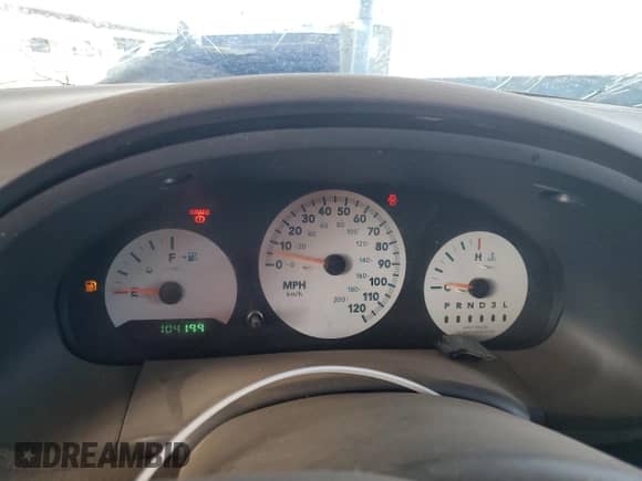 2005 Dodge Caravan SE with VIN 1D4GP25RX5B188456, listed as a Copart auction lot 73244094 with 104,199 mi miles and Salvage title. Bid and sale history available at DreamBid. Image 9.