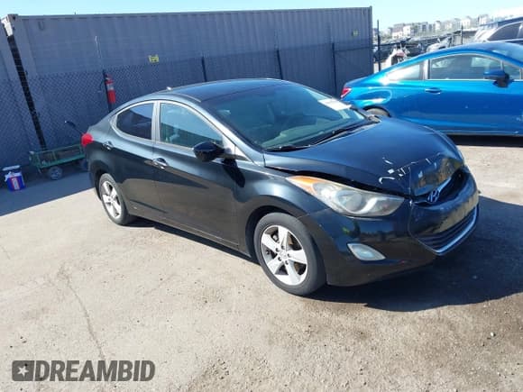 ✅ 2012 Hyundai Elantra GLS • VIN: KMHDH4AE9CU261793 • Lot: 43362310. Listed on IAAI with 110,031 mi. Free auction sales archive from the USA and detailed vehicle history report at DreamBid. Image 1.