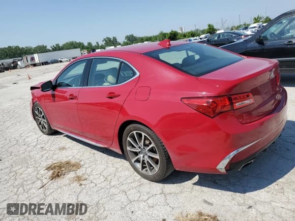 ✅ 2018 Acura TLX Technology • VIN: 19UUB3F58JA001653 • Lot: 59860265. Listed on Copart with 112,060 mi. Free auction sales archive from the USA and detailed vehicle history report at DreamBid. Image 2.