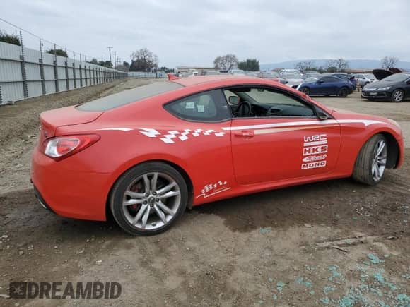 2012 Hyundai Genesis Coupe Track с VIN KMHHU6KH7CU067989, выставлен на аукционе Copart как лот 42605725 с пробегом 87 693 миль миль и Списание • Salvage title. История ставок и продаж доступна на DreamBid. Изображение 3.