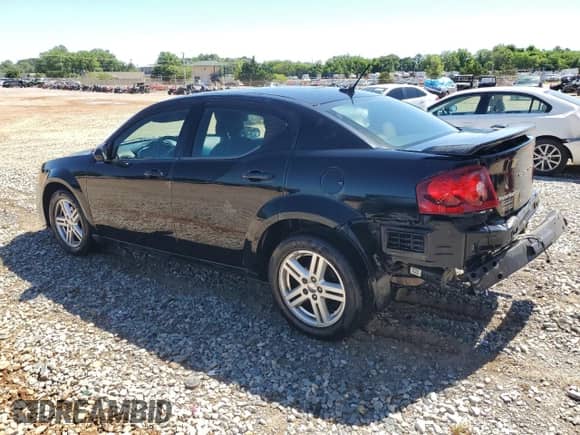 2013 Dodge Avenger SXT with VIN 1C3CDZCB4DN540872, listed as a Copart auction lot 57251525 with 209,534 mi miles and Salvage title. Bid and sale history available at DreamBid. Image 2.