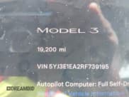 ✅ 2024 Tesla Model 3 • VIN: 5YJ3E1EA2RF739195 • Lot: 42998901. Wystawiony na IAAI z przebiegiem 19 200 mil. Bezpłatny archiwum sprzedaży aukcyjnych z USA i szczegółowy raport historii pojazdu na DreamBid. Zdjęcie 15.