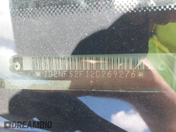 ✅ 2002 Pontiac Grand Am SE1 • VIN: 1G2NF52F12C269276 • Lot: 42581456. Listed on IAAI with 317,082 mi. Free auction sales archive from the USA and detailed vehicle history report at DreamBid. Image 18.