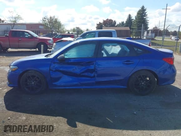 ✅ 2023 Honda Civic Sport • VIN: 2HGFE2F50PH514786 • Lot: 43433733. Listed on IAAI with Not provided. Free auction sales archive from the USA and detailed vehicle history report at DreamBid. Image 14.