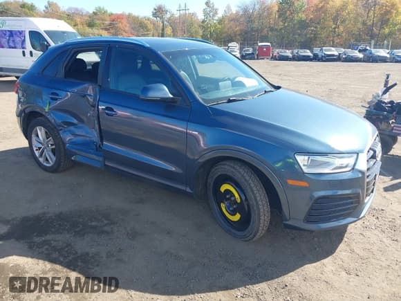 ✅ 2018 Audi Q3 Premium • VIN: WA1ECCFS7JR002472 • Lot: 43434394. Wystawiony na IAAI z przebiegiem 59 726 mil. Bezpłatny archiwum sprzedaży aukcyjnych z USA i szczegółowy raport historii pojazdu na DreamBid. Zdjęcie 1.
