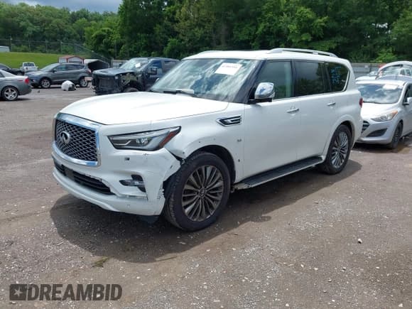✅ 2019 Infiniti QX80 Luxe • VIN: JN8AZ2NC1K9460151 • Лот: 42381394. Опубликован ранее на IAAI с пробегом 89 547 миль. Бесплатный доступ к архиву аукционных продаж из США и подробный отчёт об истории автомобиля на DreamBid. Изображение 17.