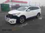 2015 Hyundai Santa Fe Limited with VIN KM8SR4HF7FU091943, listed as a IAAI auction lot 41391336 with 155,217 mi miles and . Bid and sale history available at DreamBid. Image 2.