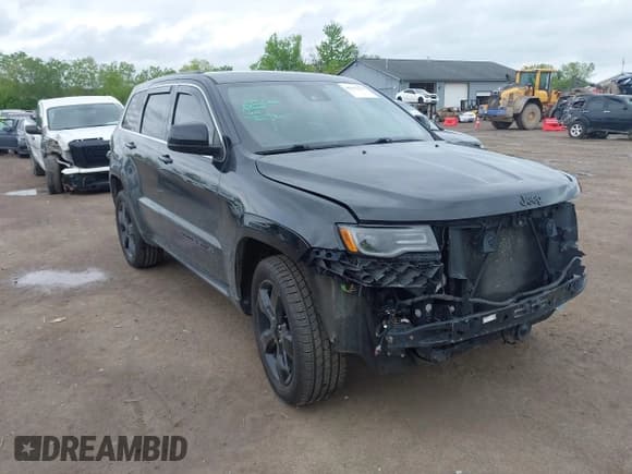 ✅ 2016 Jeep Grand Cherokee Overland • VIN: 1C4RJFCT2GC418176 • Лот: 42237631. Опубликован ранее на IAAI с пробегом 141 257 миль. Бесплатный доступ к архиву аукционных продаж из США и подробный отчёт об истории автомобиля на DreamBid. Изображение 1.