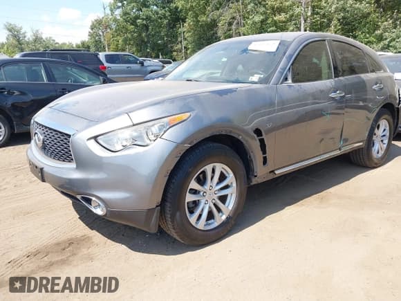 ✅ 2017 Infiniti QX70 • VIN: JN8CS1MW3HM415348 • Lot: 43117674. Wystawiony na IAAI z przebiegiem 141 838 mil. Bezpłatny archiwum sprzedaży aukcyjnych z USA i szczegółowy raport historii pojazdu na DreamBid. Zdjęcie 2.