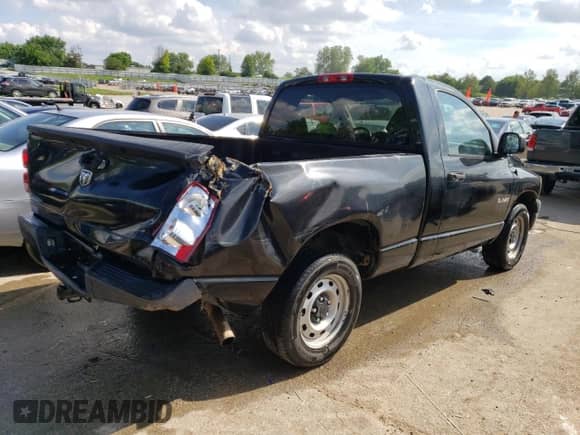 2008 Dodge 1500 ST с VIN 1D7HA16K58J198486, выставлен на аукционе Copart как лот 55180534 с пробегом 173 980 миль миль и Списание • Salvage title. История ставок и продаж доступна на DreamBid. Изображение 3.