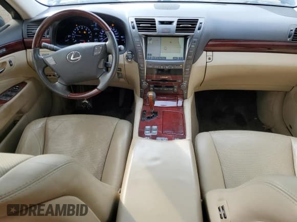 ✅ 2009 Lexus LS 460 • VIN: JTHCL46F195004516 • Lot: 62584565. Listed on Copart with 182,002 mi. Free auction sales archive from the USA and detailed vehicle history report at DreamBid. Image 8.