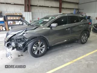 ✅ 2022 Nissan Murano SV • VIN: 5N1AZ2BS5NC114033 • Лот: 69355655. Опубликован ранее на Copart с пробегом 41 751 миль. Бесплатный доступ к архиву аукционных продаж из США и подробный отчёт об истории автомобиля на DreamBid. Изображение 1.