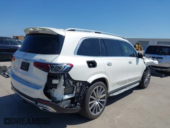 ✅ 2022 Mercedes-Benz GLS 450 • VIN: 4JGFF5KE8NA620980 • Lot: 42510990. Listed on IAAI with 64,530 mi. Free auction sales archive from the USA and detailed vehicle history report at DreamBid. Image 4.