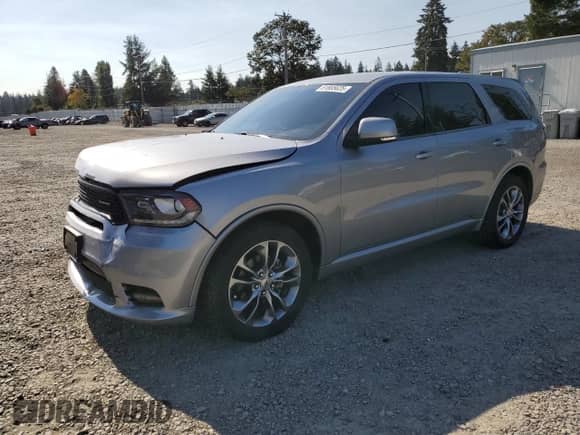 2020 Dodge Durango GT Plus with VIN 1C4RDHDG4LC296564, listed as a Copart auction lot 81805625 with 72,028 mi miles and Salvage title. Bid and sale history available at DreamBid. Image 1.