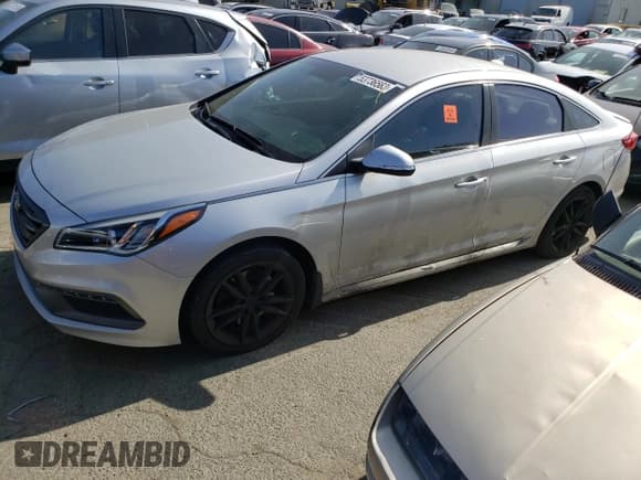 ✅ 2017 Hyundai Sonata Sport • VIN: 5NPE34AB5HH580400 • Лот: 53736563. Опубликован ранее на Copart с пробегом 55 789 миль. Бесплатный доступ к архиву аукционных продаж из США и подробный отчёт об истории автомобиля на DreamBid. Изображение 1.