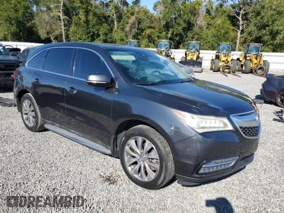 ✅ 2016 Acura MDX Technology • VIN: 5FRYD3H43GB008457 • Lot: 91031825. Listed on Copart with 131,031 mi. Free auction sales archive from the USA and detailed vehicle history report at DreamBid. Image 4.
